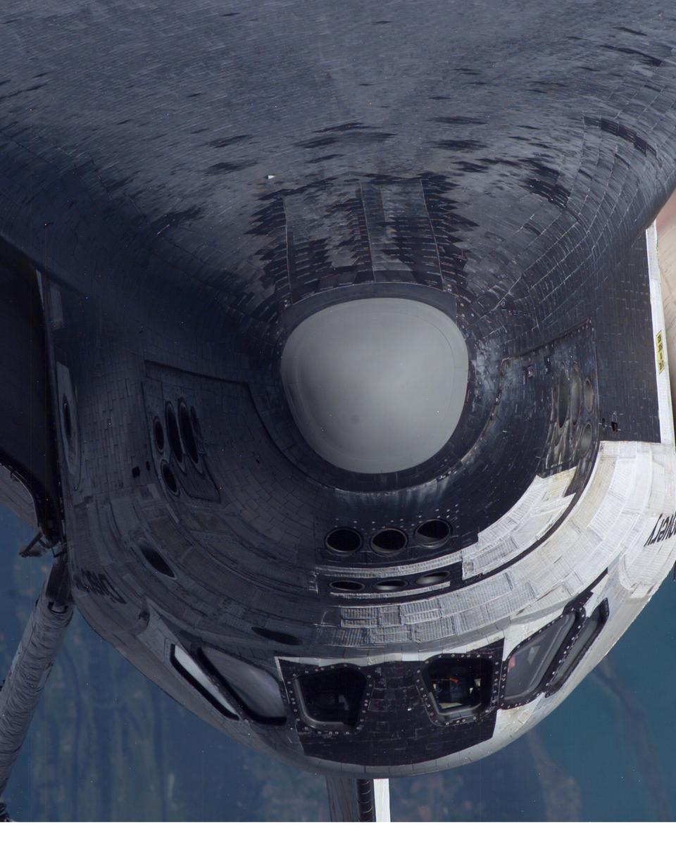 A Shuttle Back Flip at the Space Station