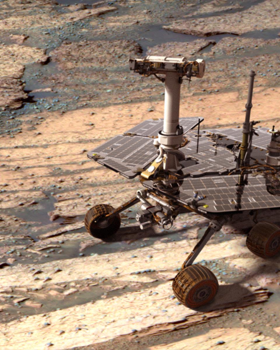 A Digital Opportunity Rover on Mars