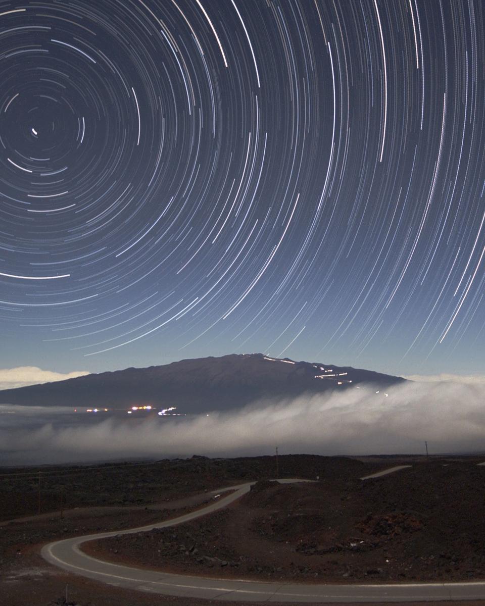 Star Trails Above Mauna Kea