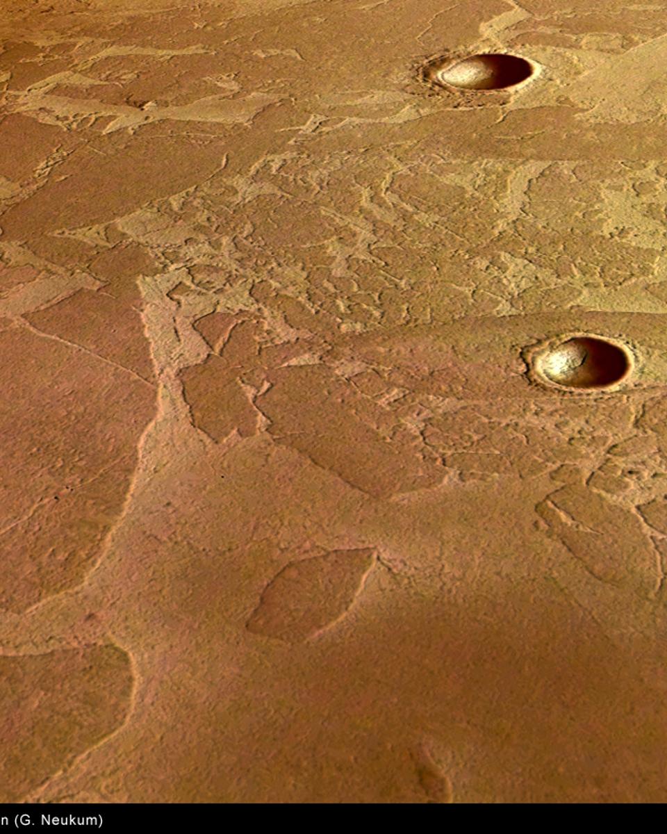 Unusual Plates on Mars