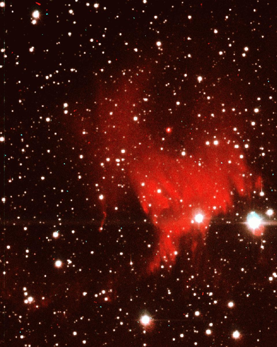 Nebula Nova Cygni Turns On