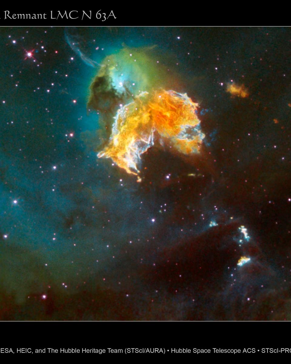 Rampaging Supernova Remnant N63A
