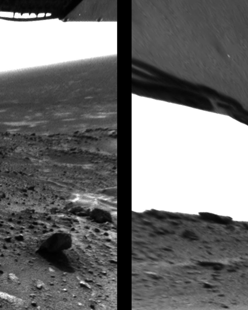 A Dust Devil Swirling on Mars