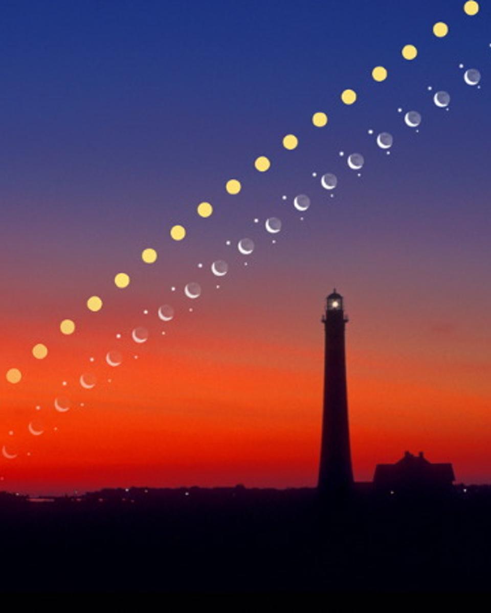 Solar System Rising Over Fire Island