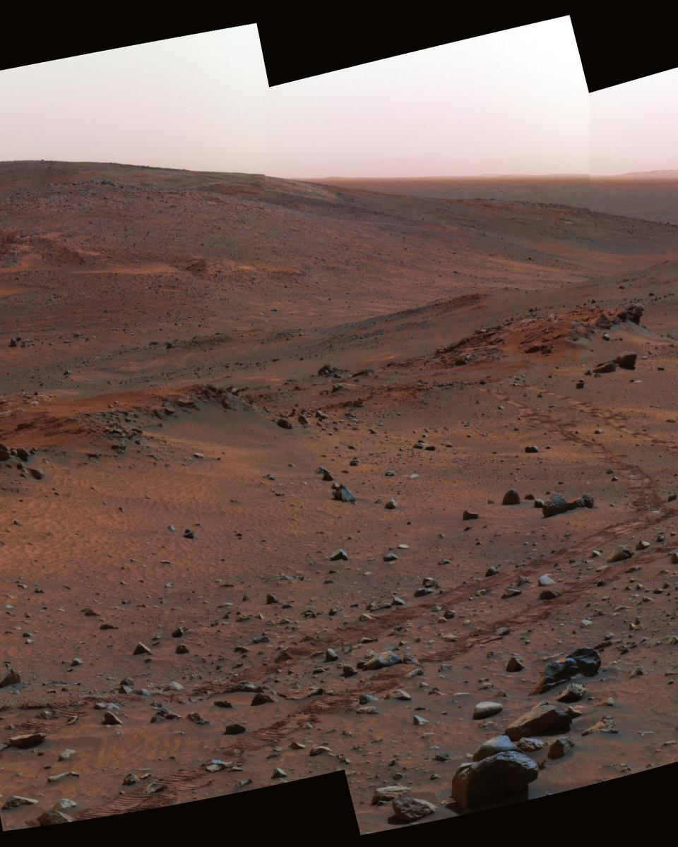 Methusaleh Outcrop on Mars