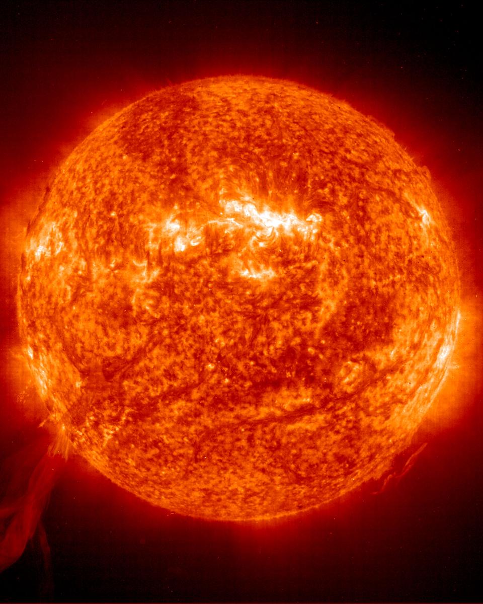 A Solar Prominence from SOHO