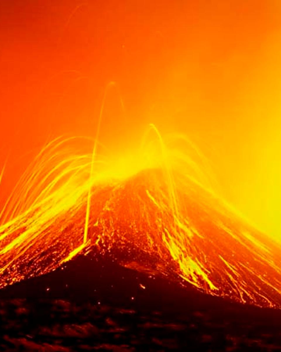 Magma Bubbles from Mt. Etna