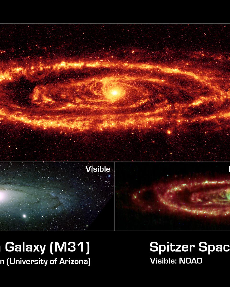 The Andromeda Galaxy in Infrared