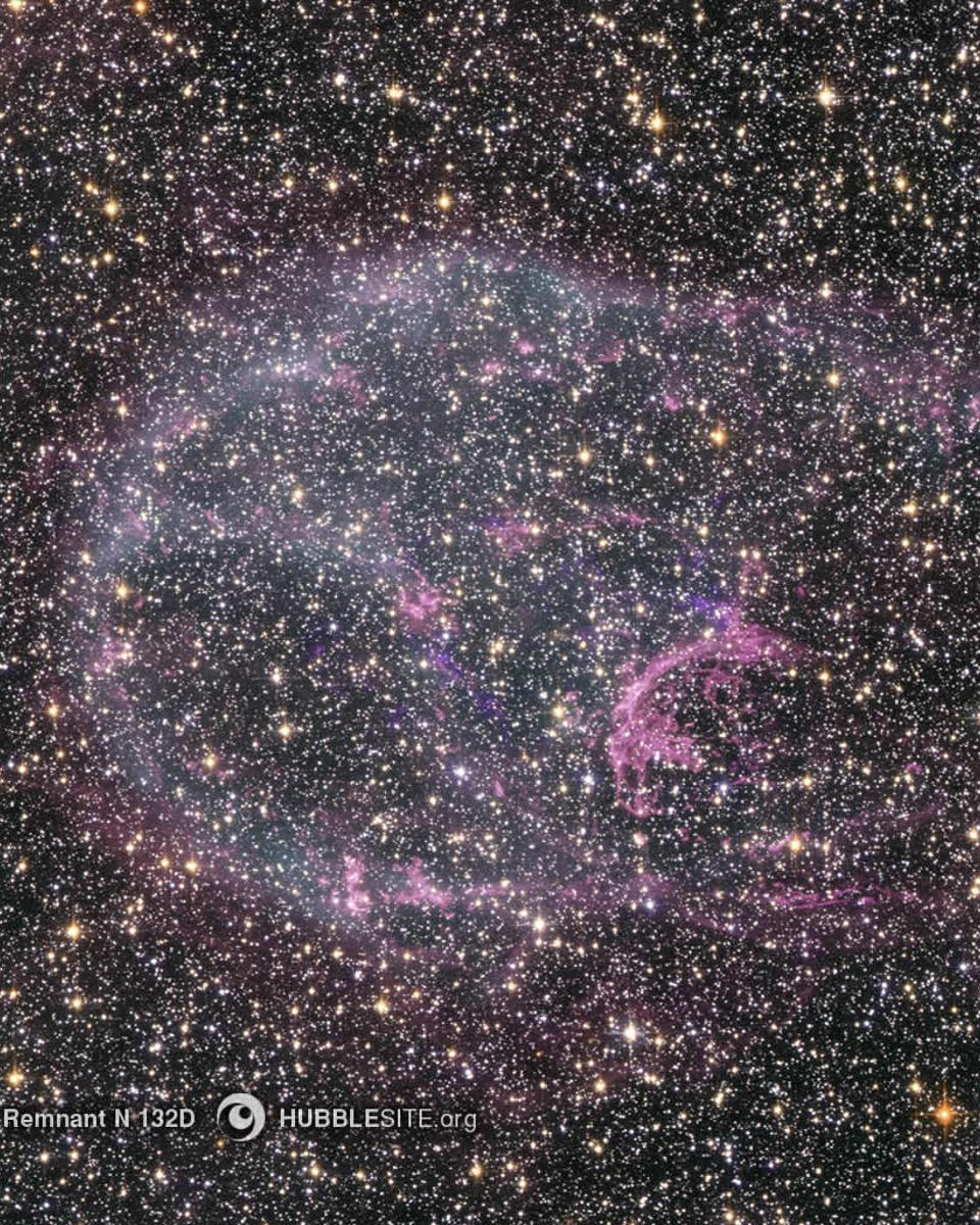 Supernova Remnant N132D in Optical and X Rays