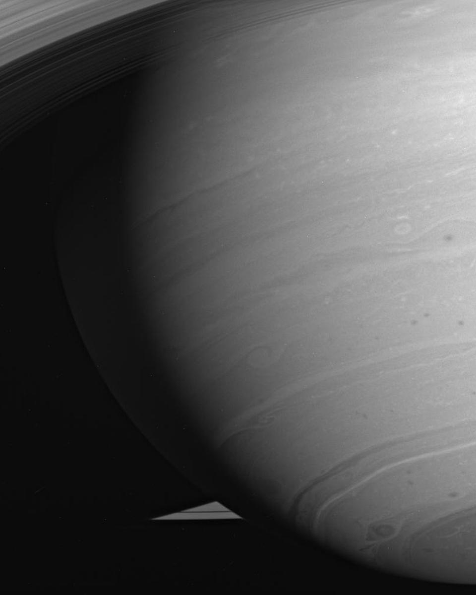 The Swirling Storms of Saturn