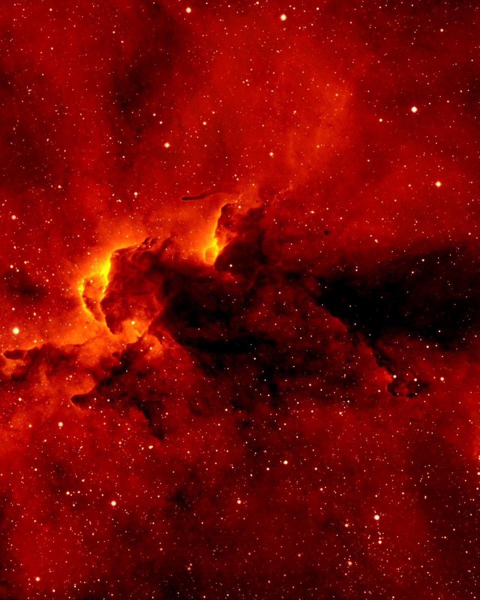 IC 1396 H-Alpha Close-Up
