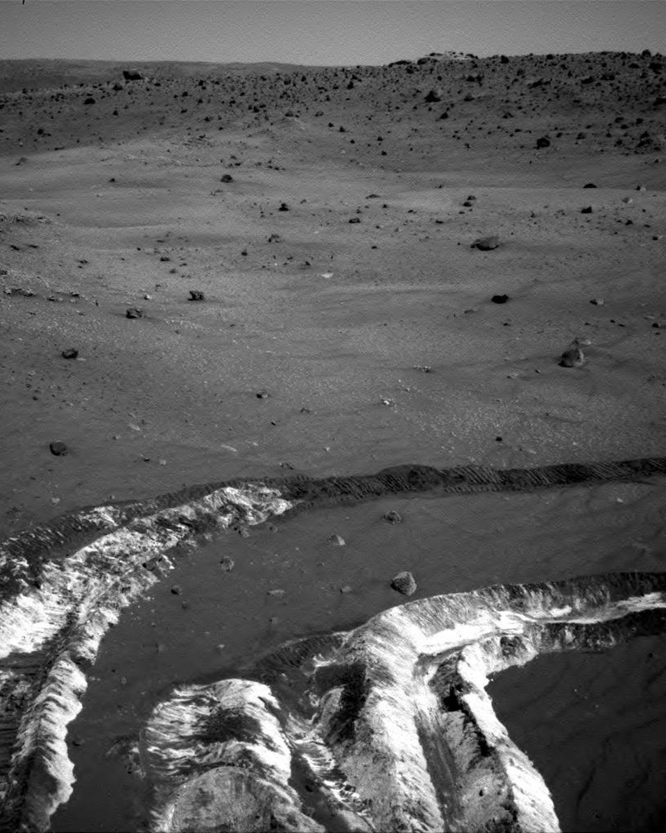 Unusual Bright Soil on Mars