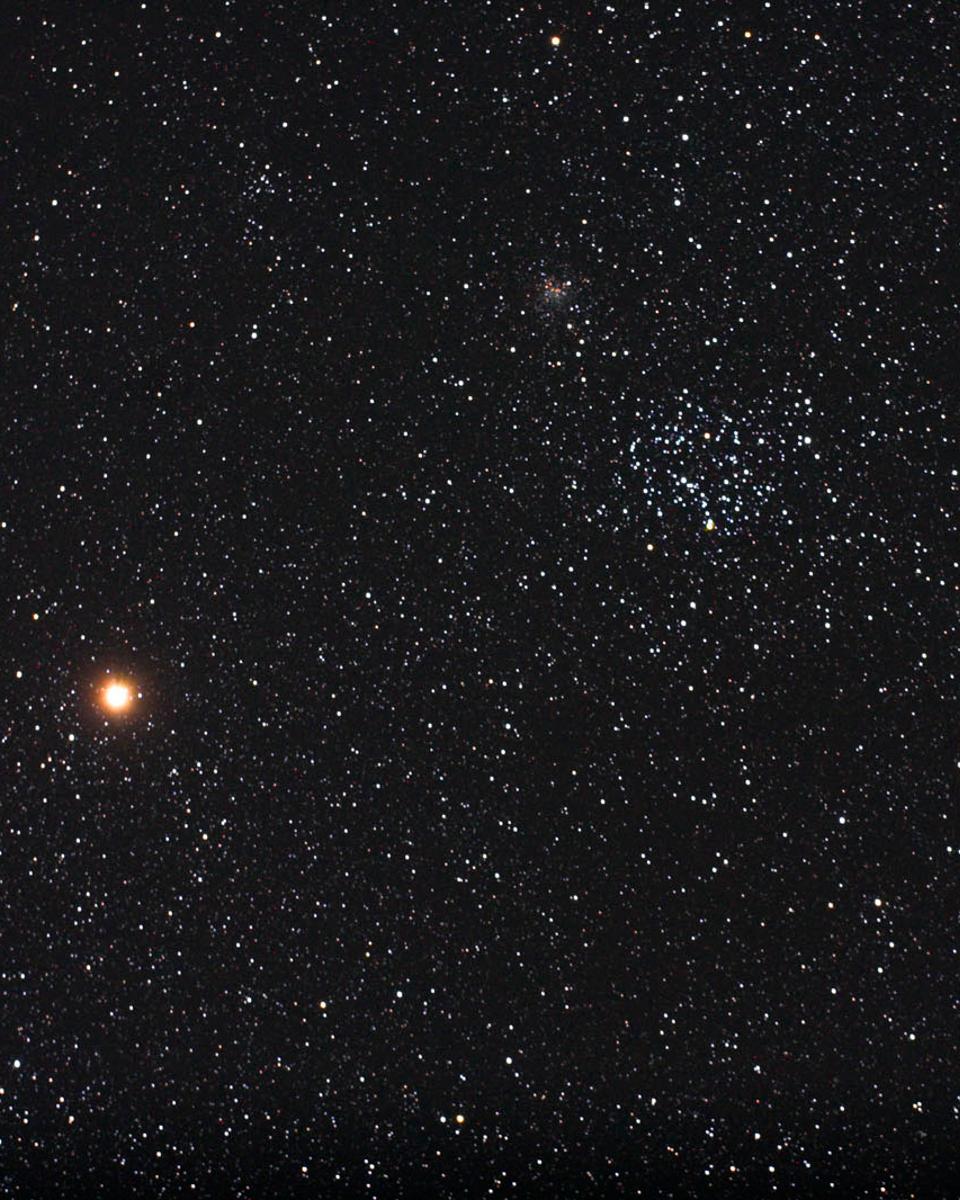 Mars and the Star Clusters