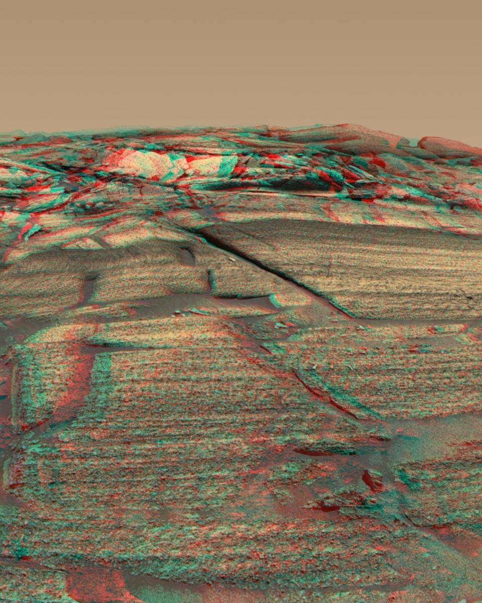 Burns Cliff Anaglyph