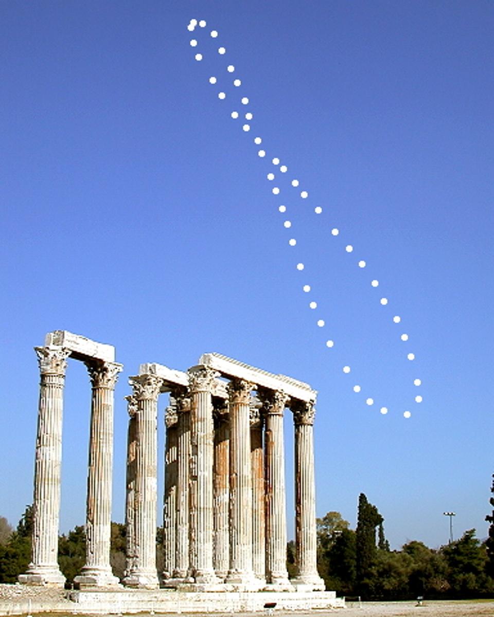 The Analemma and the Temple of Olympian Zeus