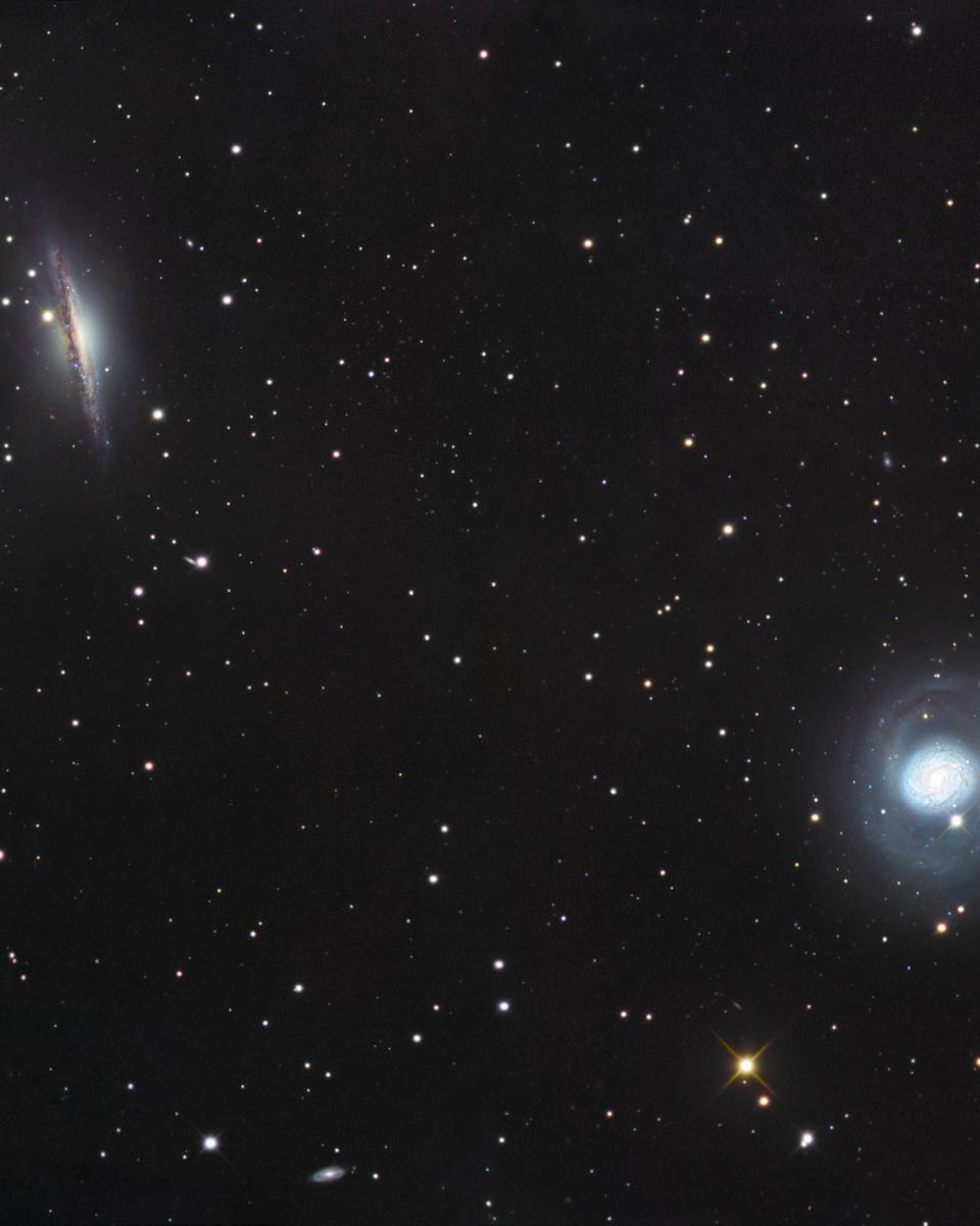 NGC 1055 and M77