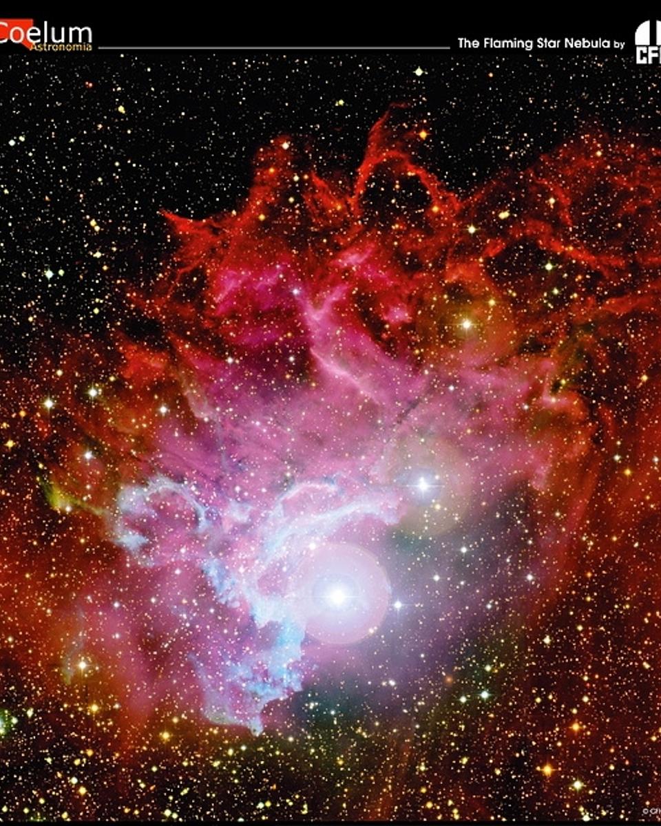 The Flaming Star Nebula from CFHT