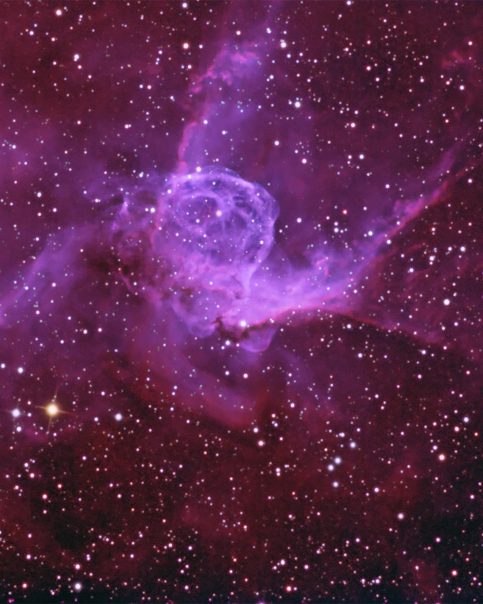 Thor's Helmet in H-Alpha