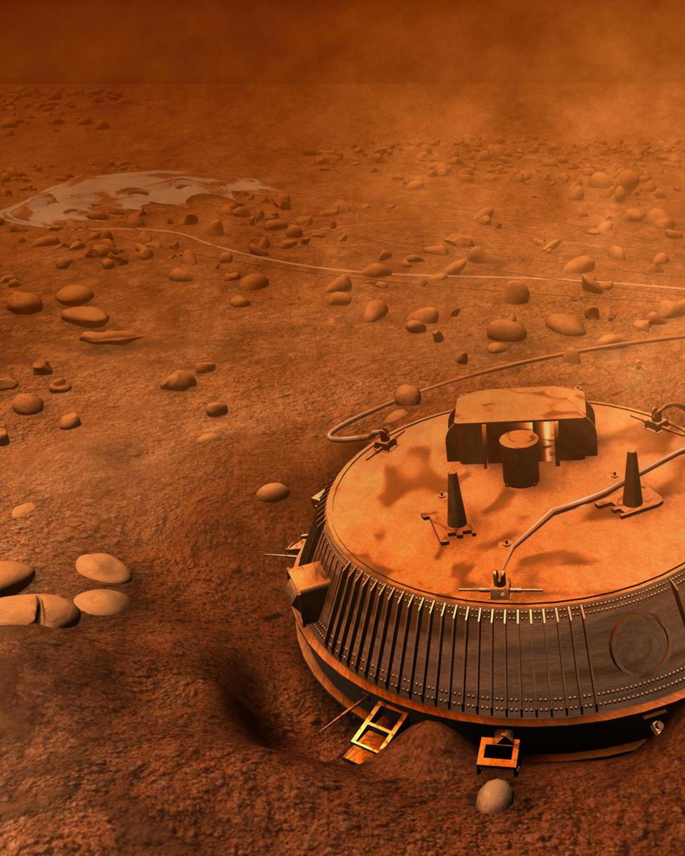 Huygens on Titan Illustrated