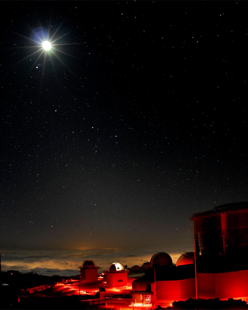 Moon Over Haleakala