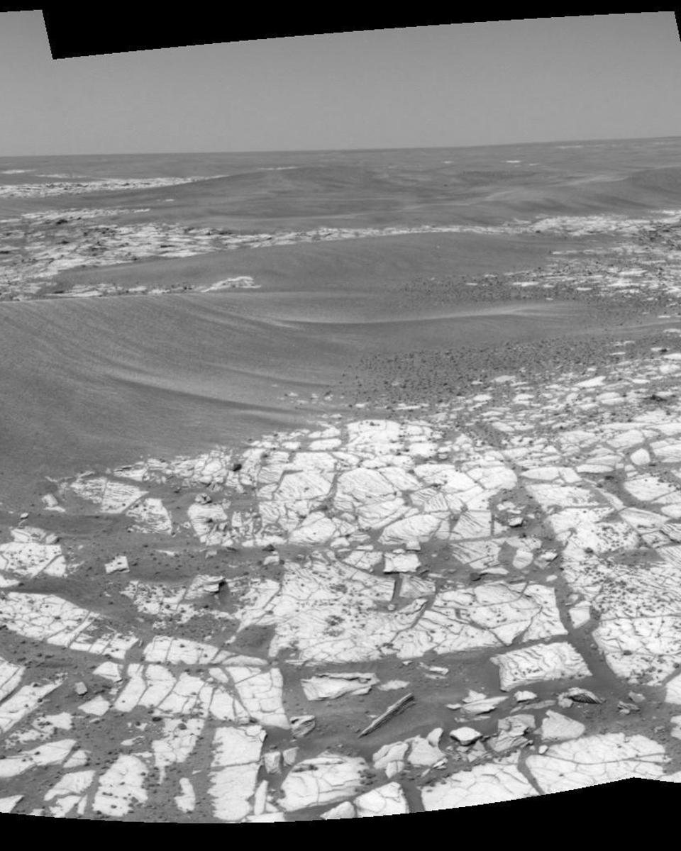 The Road to Victoria Crater on Mars