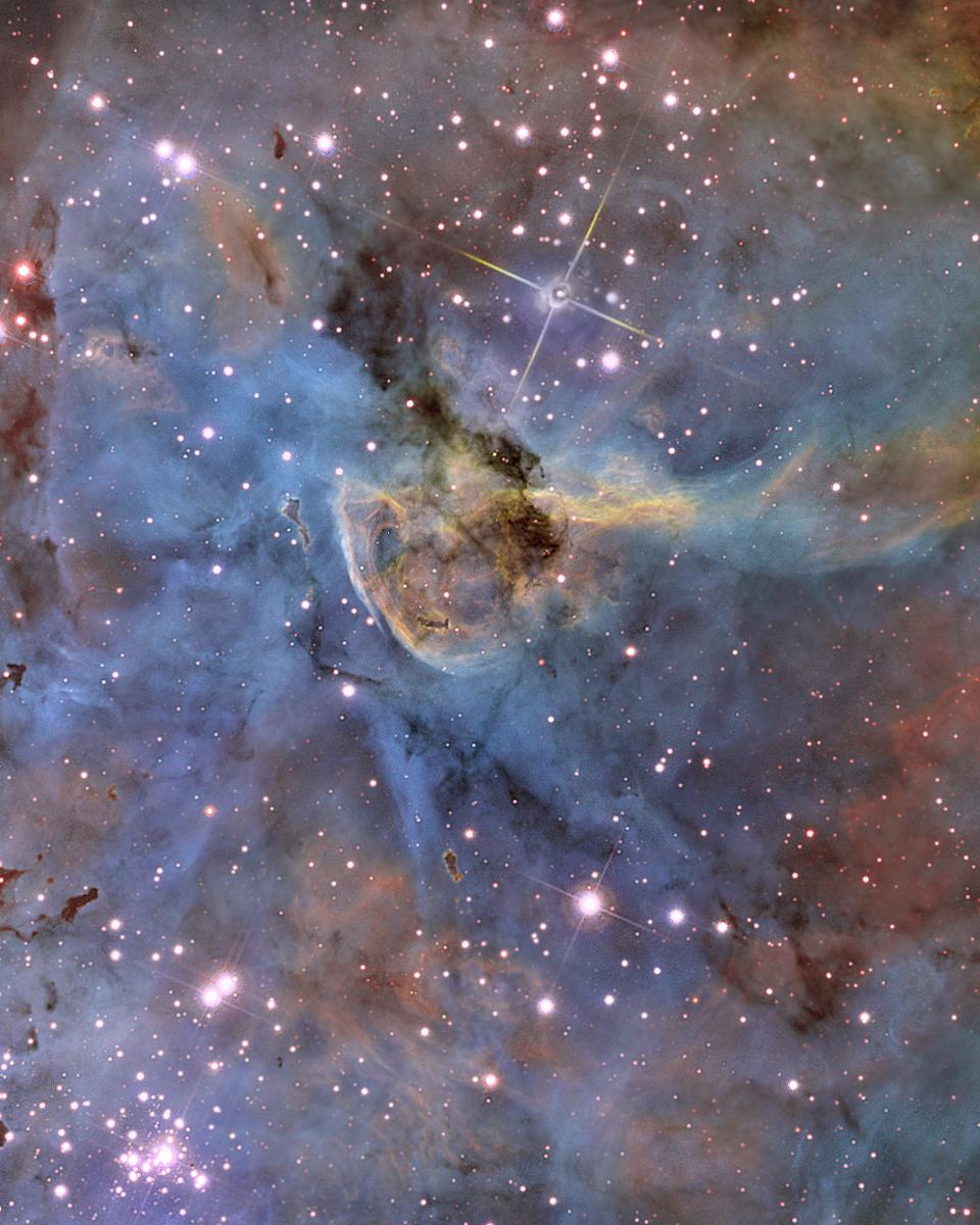 Eta and Keyhole in the Carina Nebula