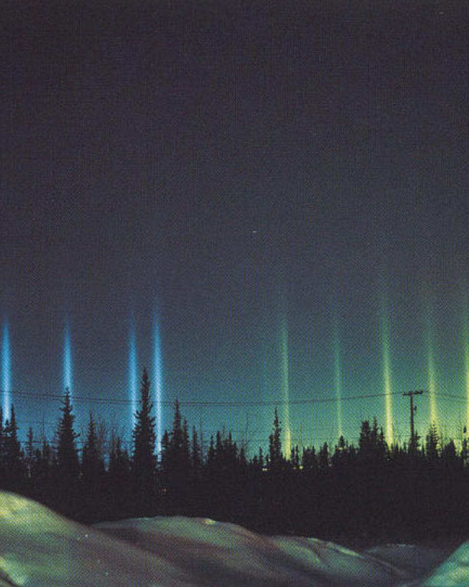 Colorful Light Pillars