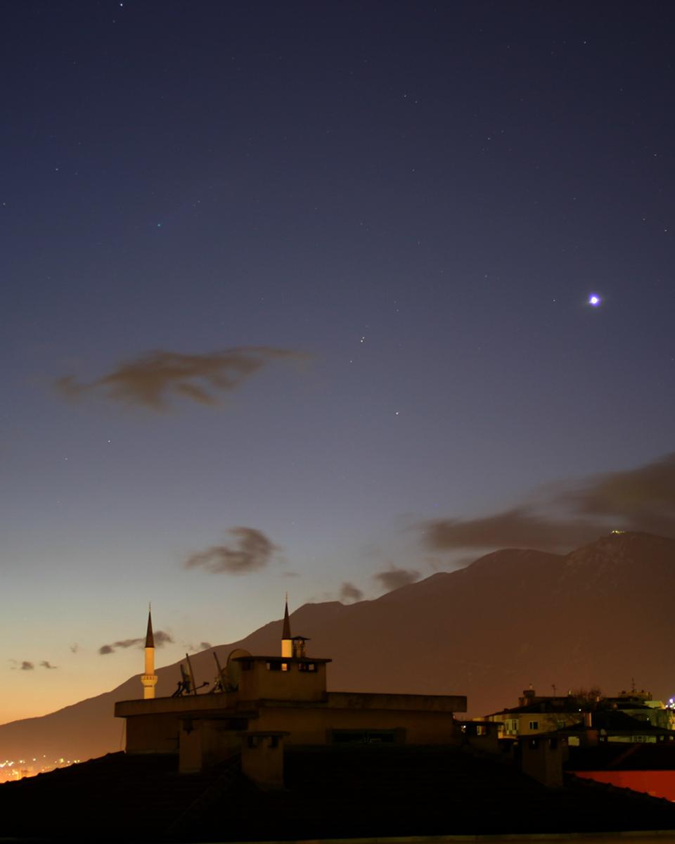 Venus and Comet Pojmanski
