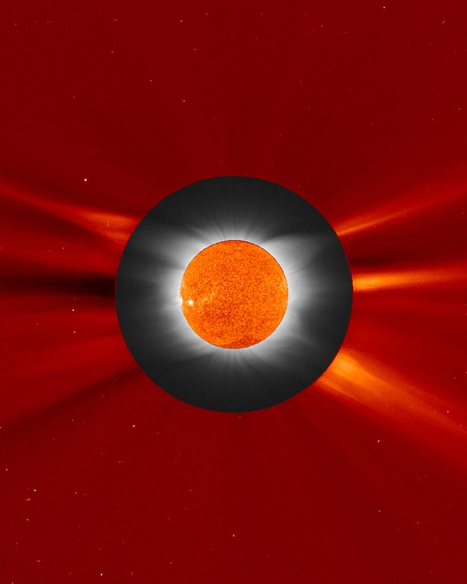 Solar Eclipse and SOHO