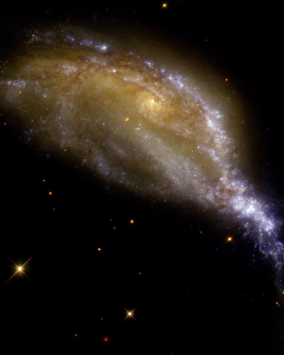 A Galaxy Collision in NGC 6745