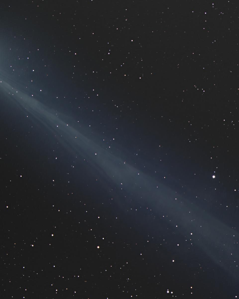 The Ghostly Tail of Comet SWAN