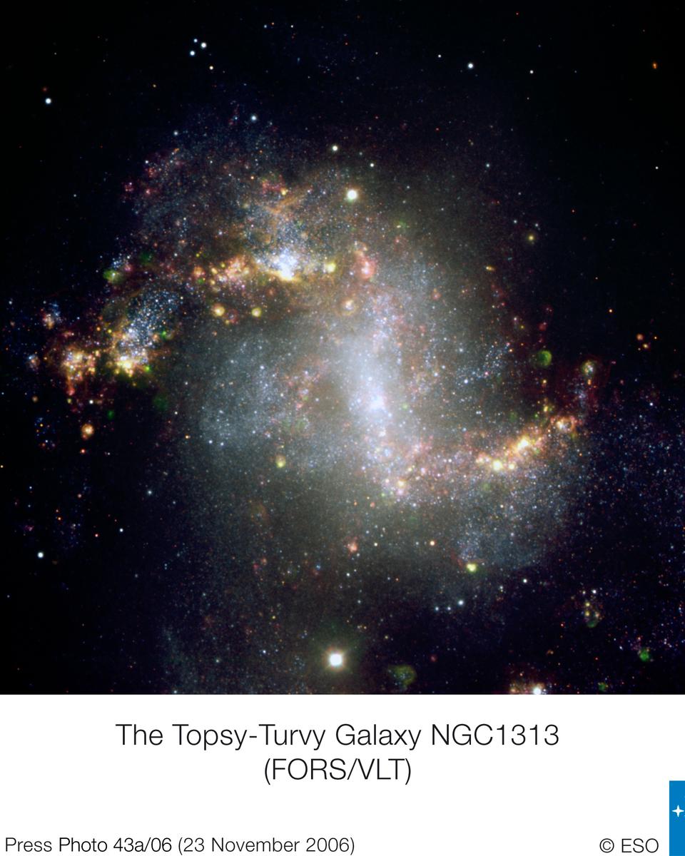 Unusual Starburst Galaxy NGC 1313