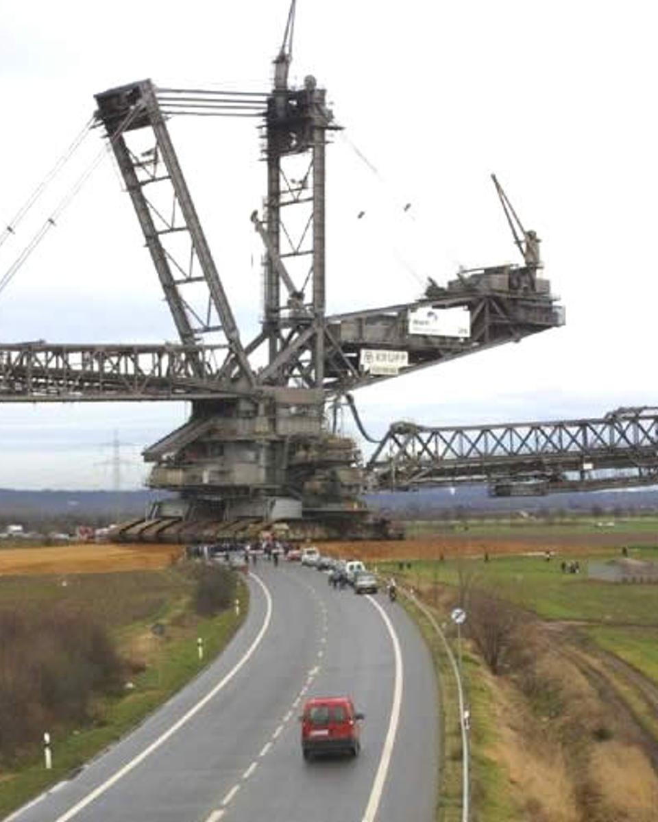 A Bucket-Wheel Excavator on Earth