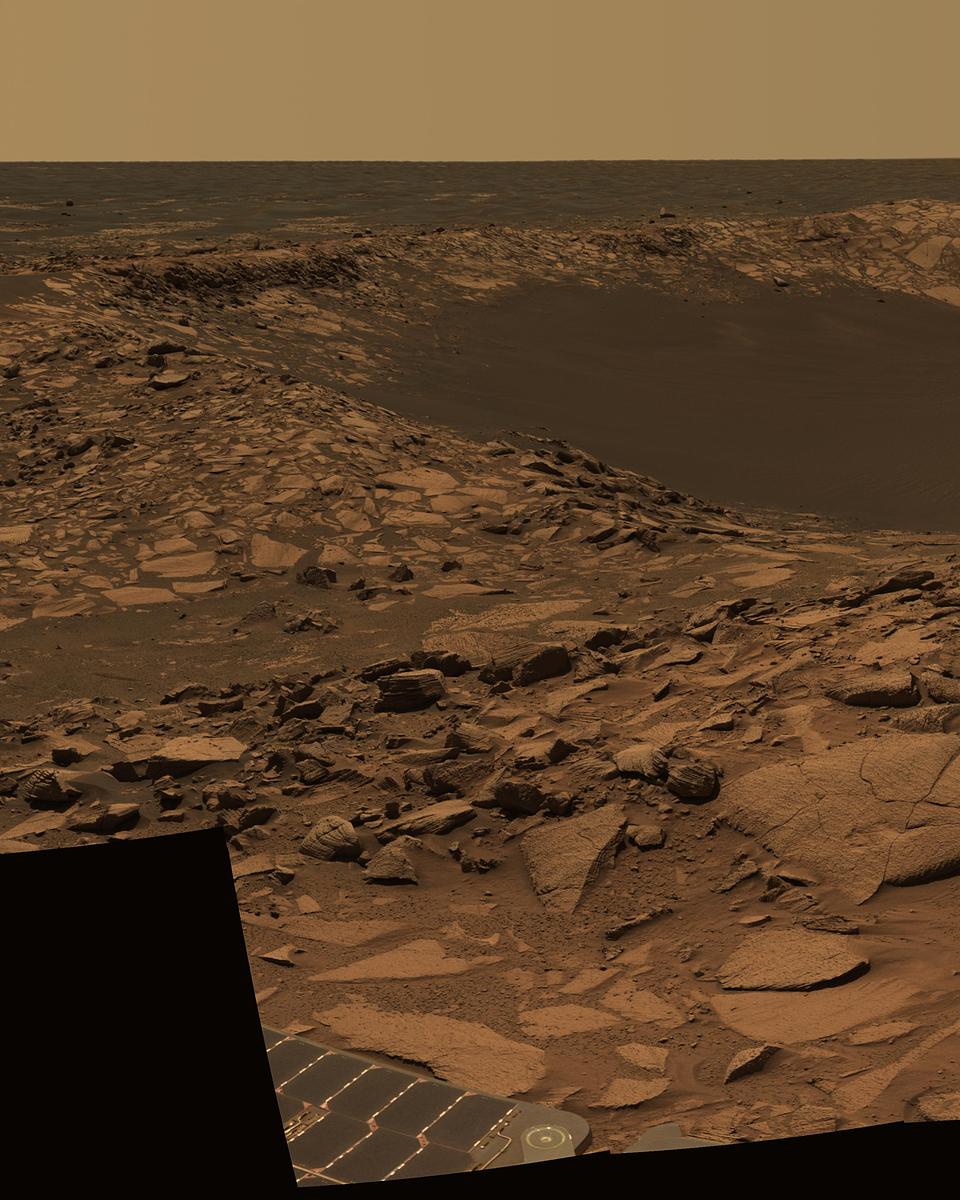 Beagle Crater on Mars