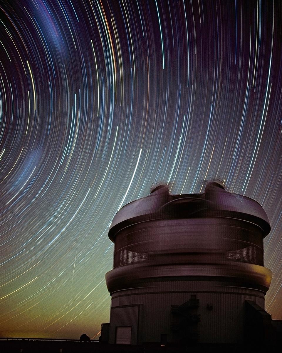 Gemini South Star Trails