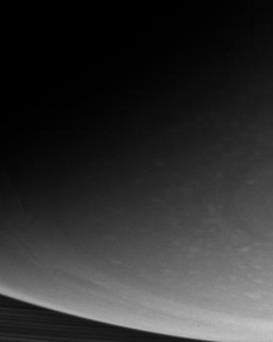 Saturn from Below