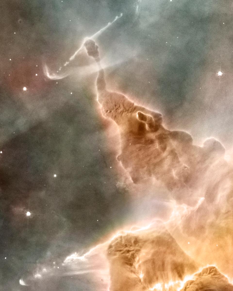 Dust Pillar of the Carina Nebula
