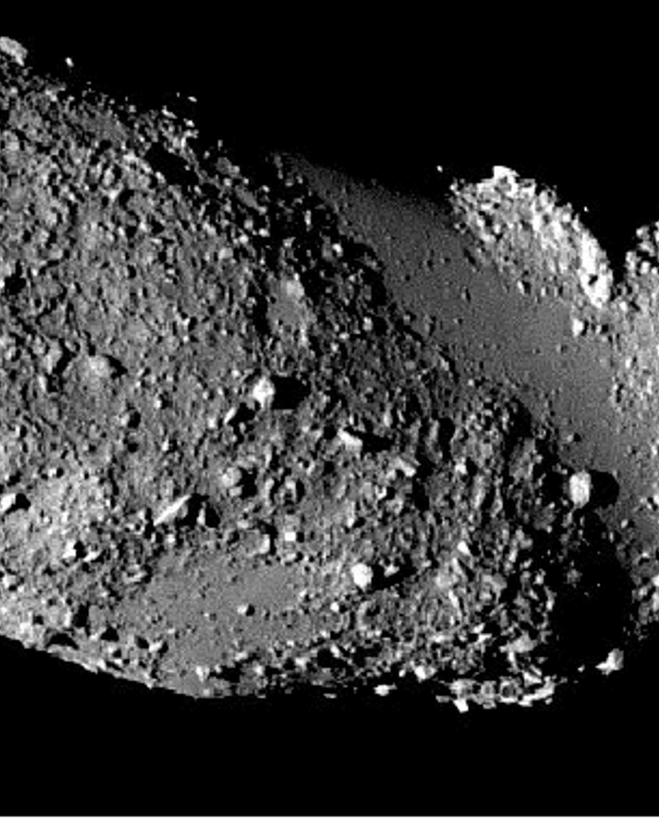 Smooth Sections of Asteroid Itokawa