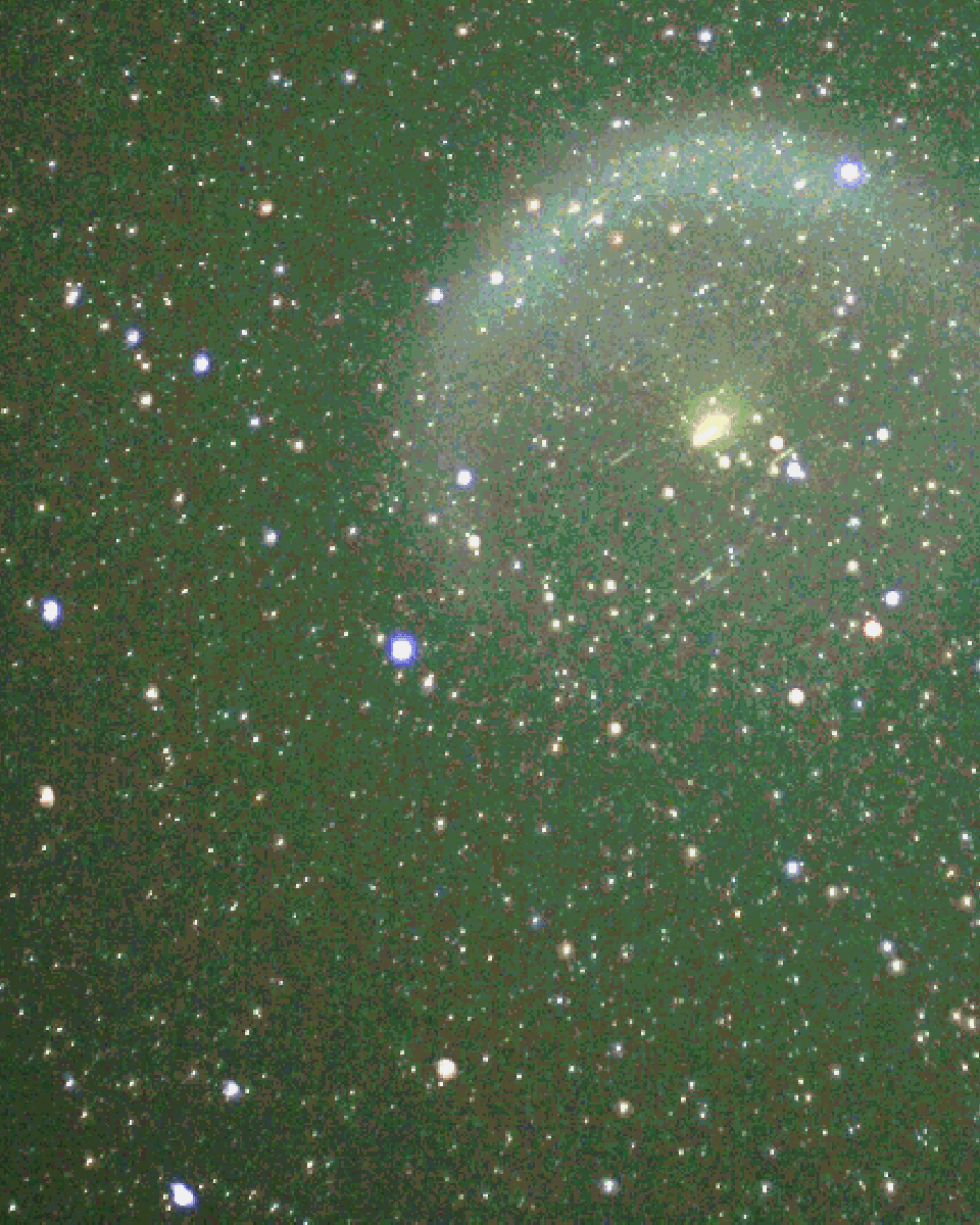 A Rocket Debris Cloud Drifts
