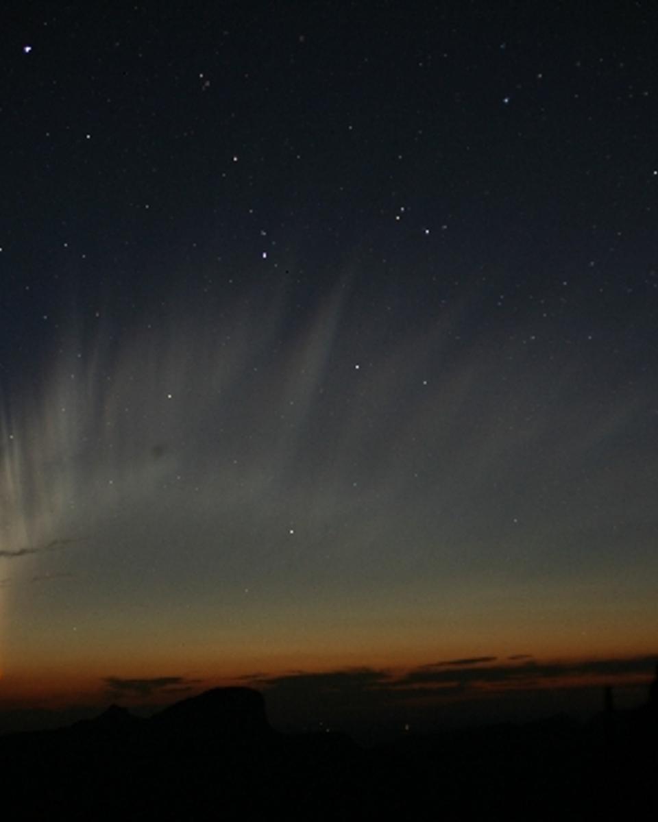 The Magnificent Tail of Comet McNaught