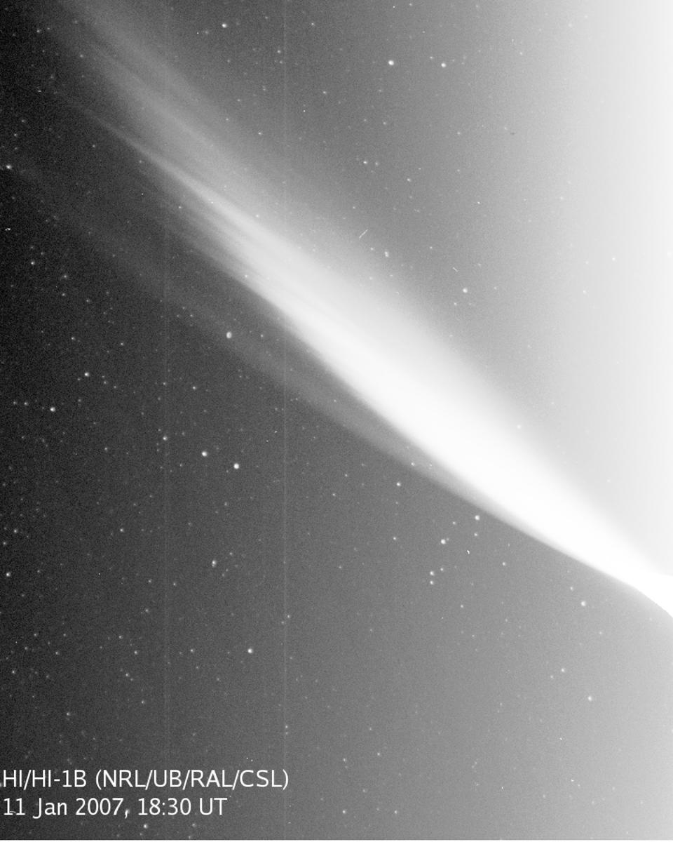 Comet McNaught from New STEREO Satellite