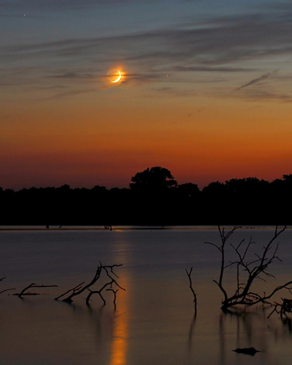 Planets over Pony Express Lake
