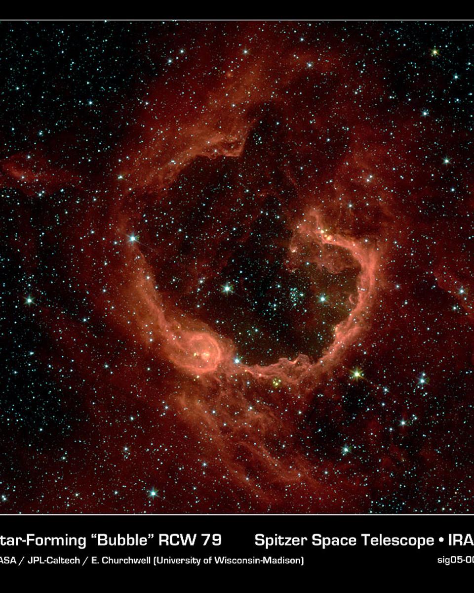 RCW 79: Stars in a Bubble