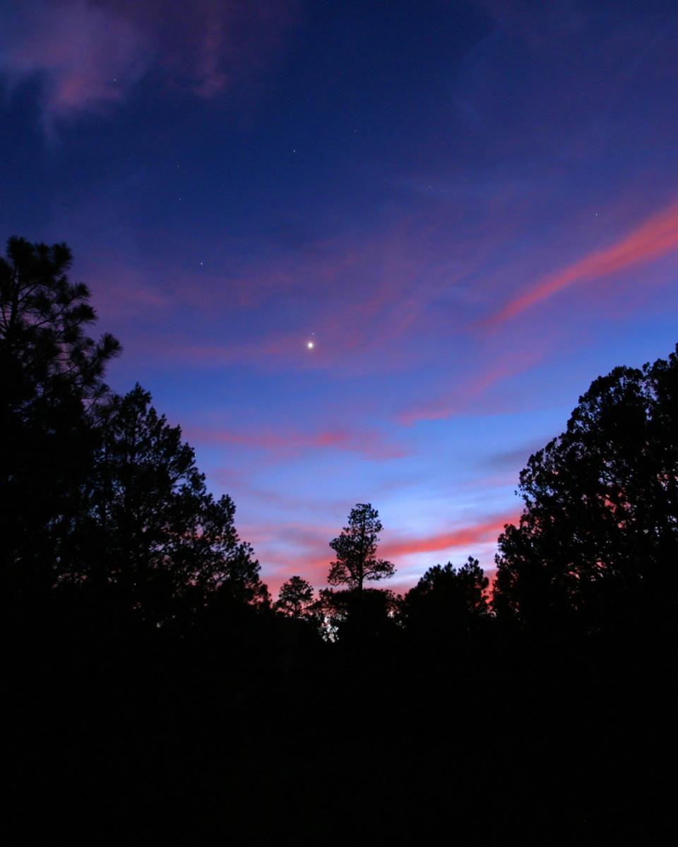 Red, White, and Blue Sky