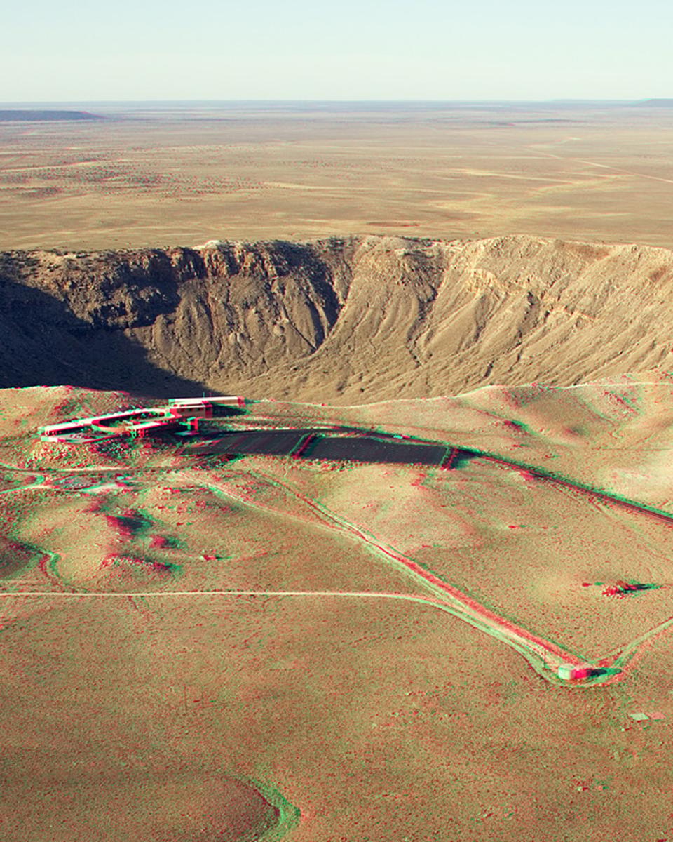 3D Barringer Meteorite Crater