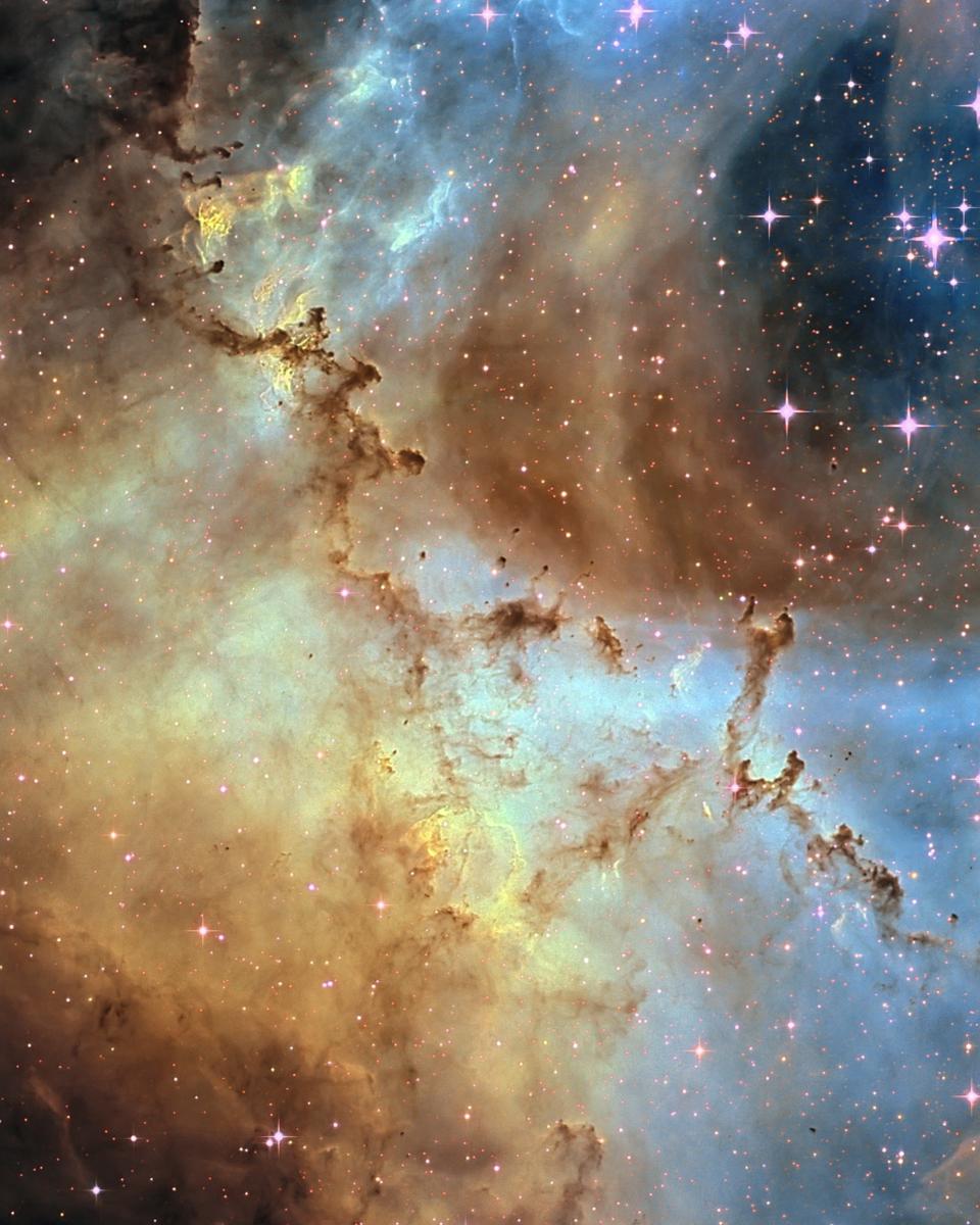 Dust Sculptures in the Rosette Nebula