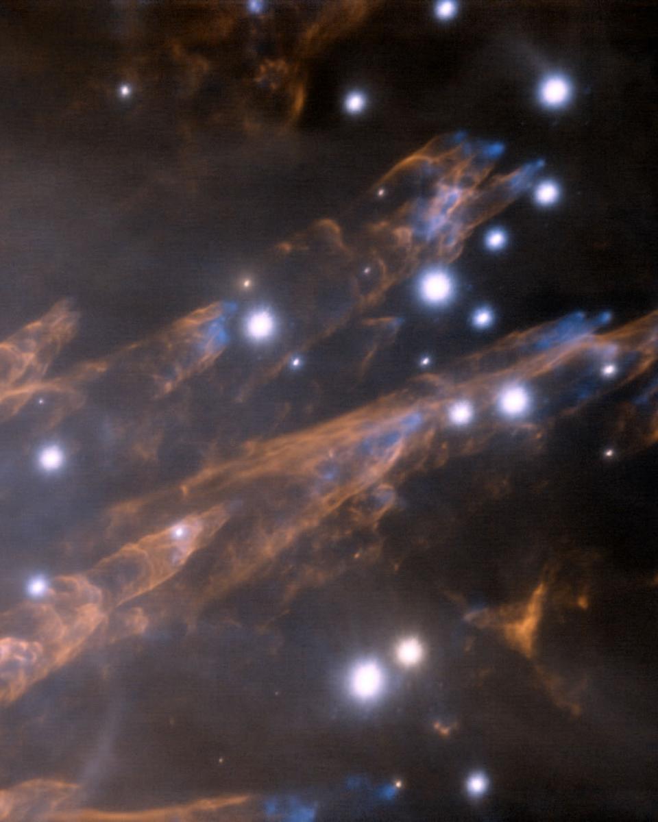 Bullet Pillars in Orion