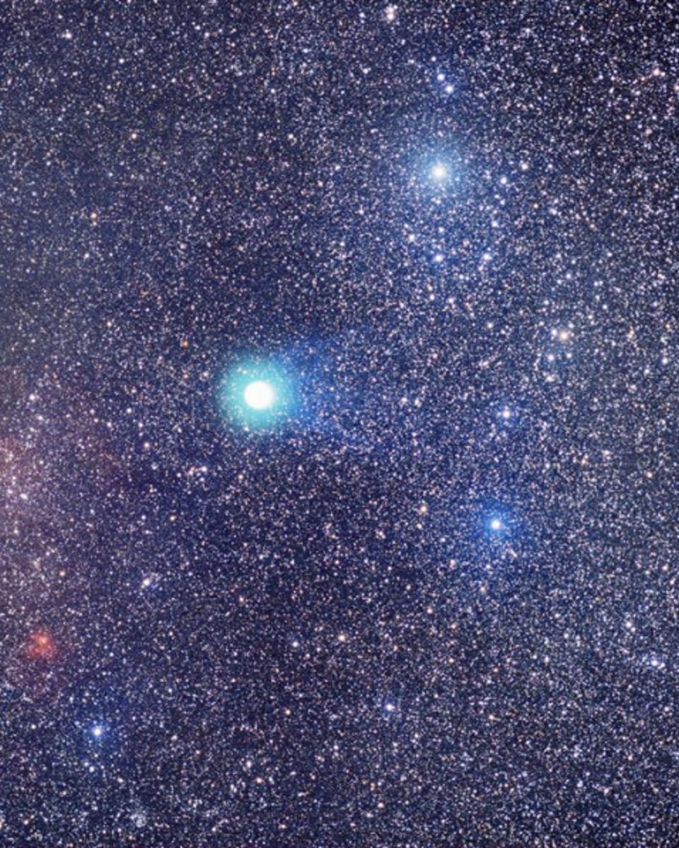 Skyscape with Comet Holmes