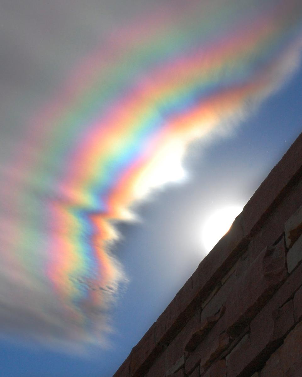 An Iridescent Cloud Over Colorado