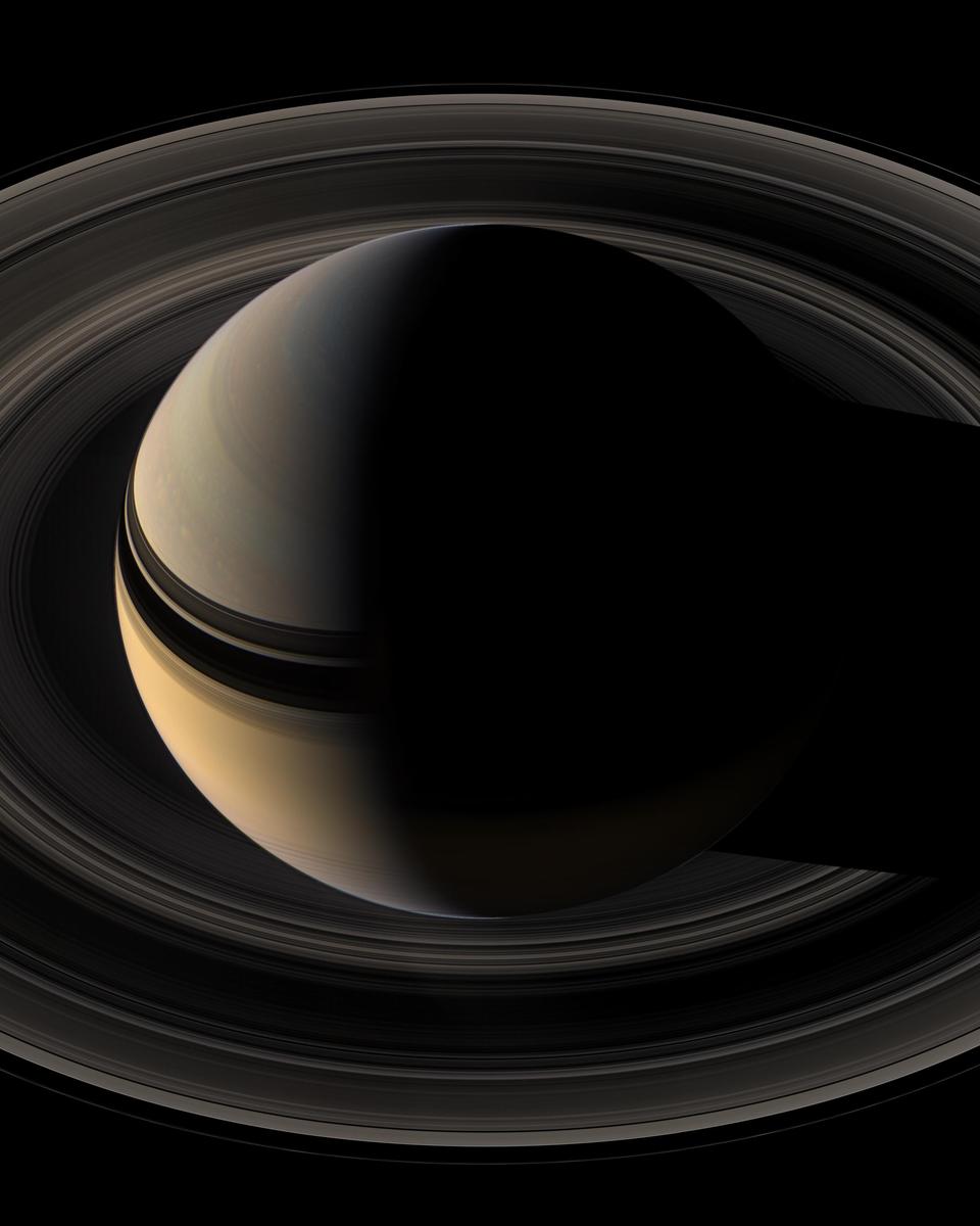 Crescent Saturn